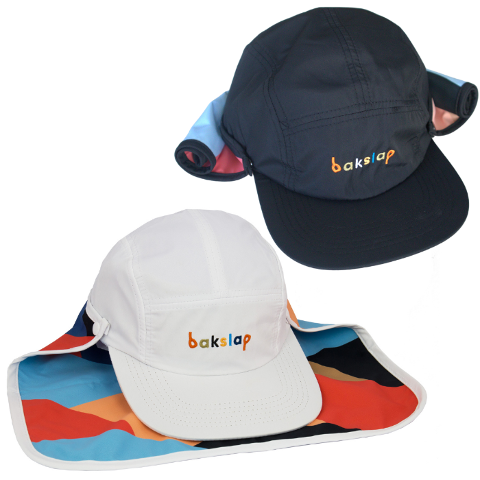 UPF50+Detachable Flap Hat