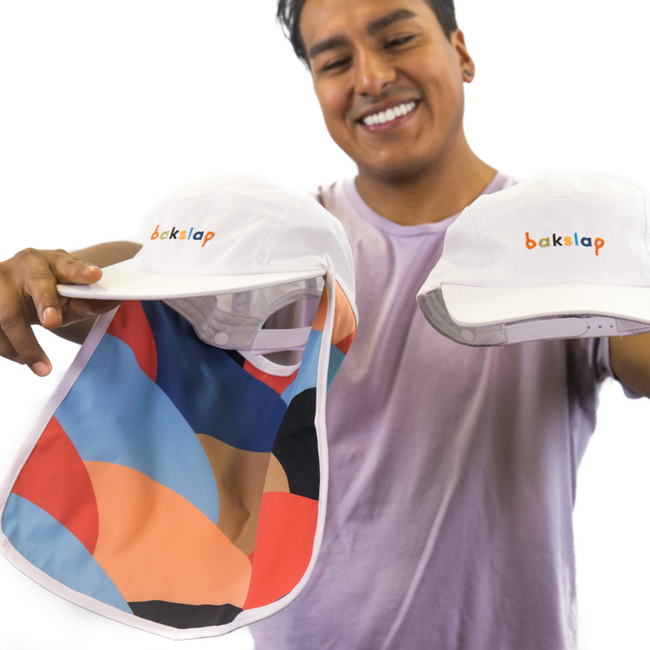 UPF50+Detachable Flap Hat